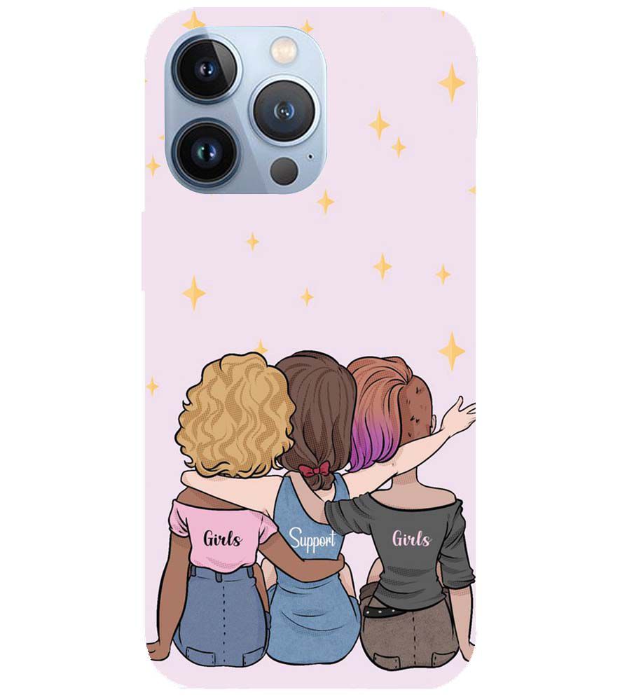 PS1313-Girls Support Girls Back Cover for Apple iPhone 13 Pro