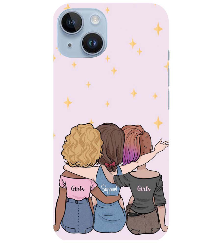 PS1313-Girls Support Girls Back Cover for Apple iPhone 14