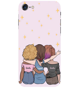 PS1313-Girls Support Girls Back Cover for Apple iPhone 7