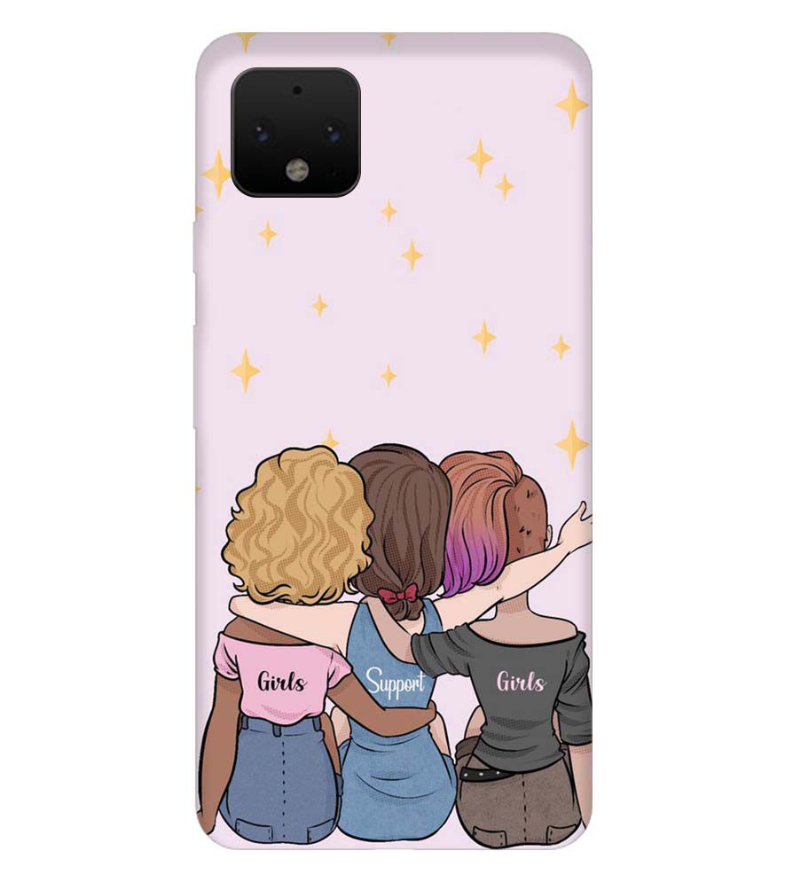 PS1313-Girls Support Girls Back Cover for Google Pixel 4