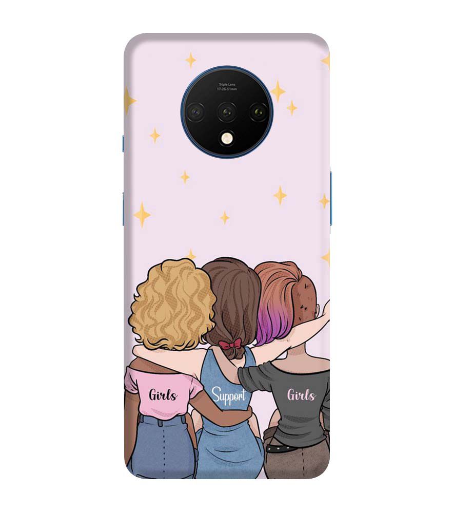 PS1313-Girls Support Girls Back Cover for OnePlus 7T