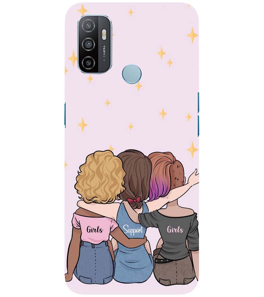 PS1313-Girls Support Girls Back Cover for Oppo A33