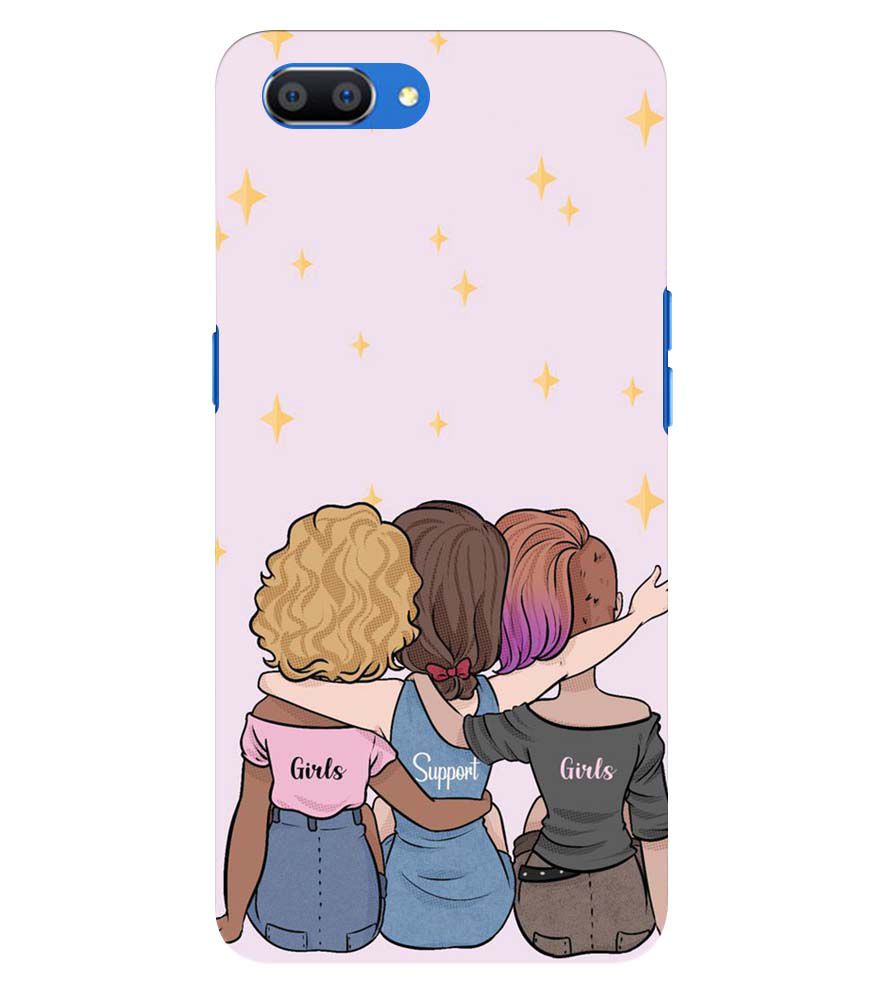 PS1313-Girls Support Girls Back Cover for Oppo A5