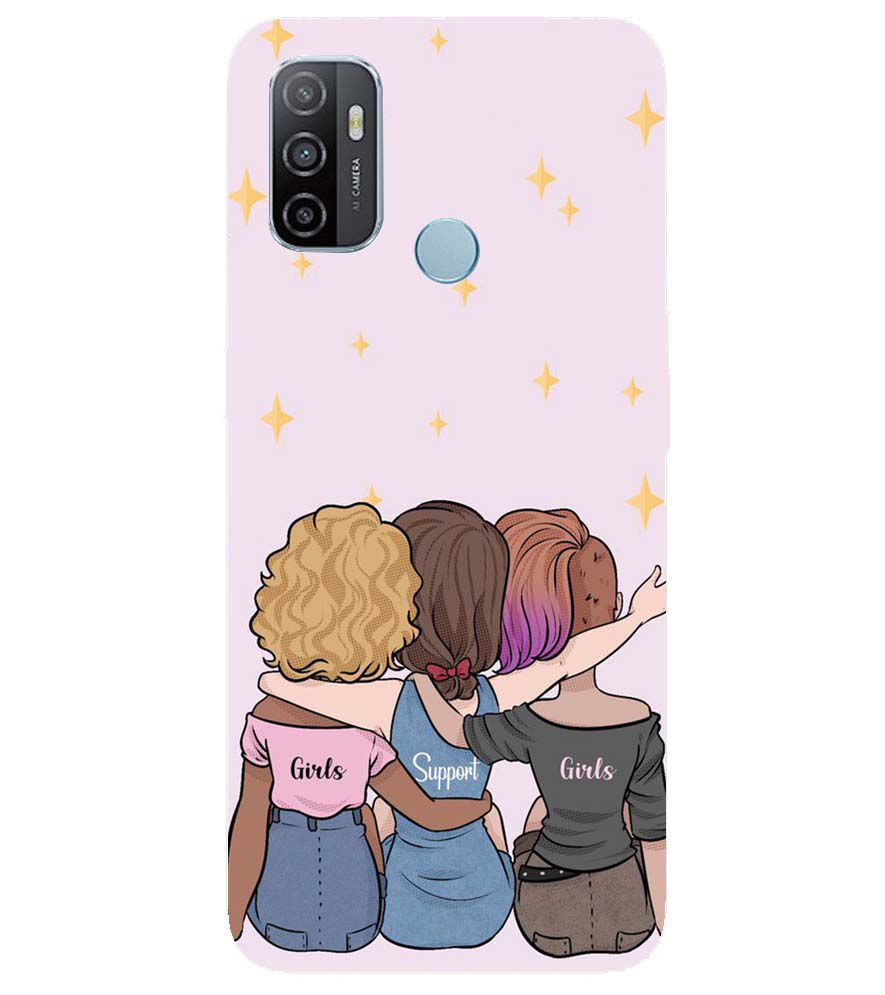 PS1313-Girls Support Girls Back Cover for Oppo A53