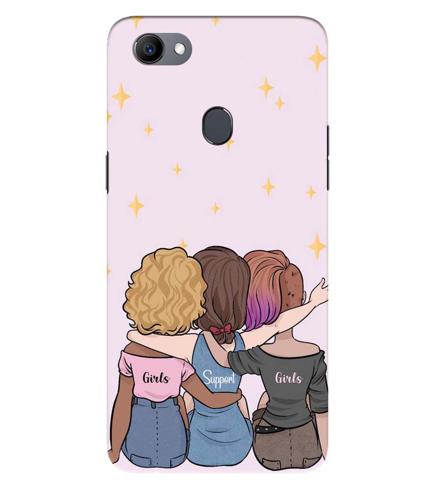 PS1313-Girls Support Girls Back Cover for Oppo F5 Plus
