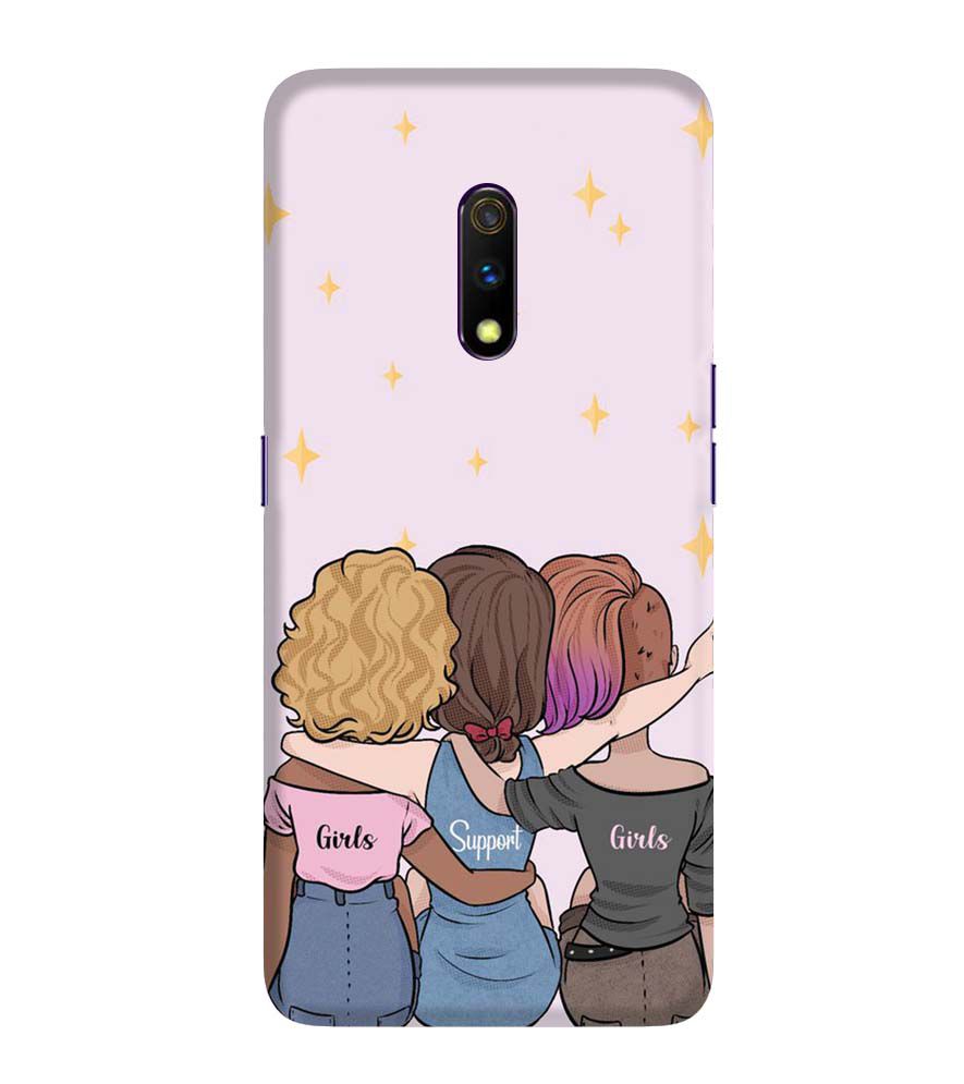 PS1313-Girls Support Girls Back Cover for Realme X