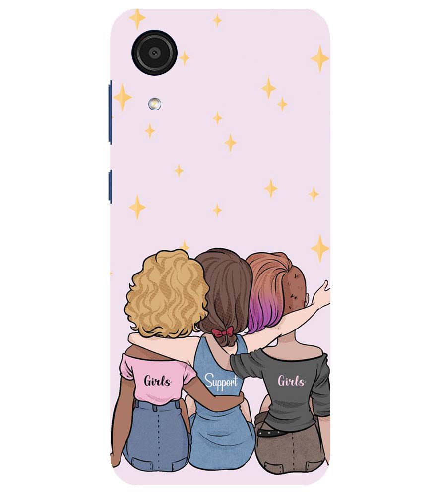 PS1313-Girls Support Girls Back Cover for Samsung Galaxy A03 Core
