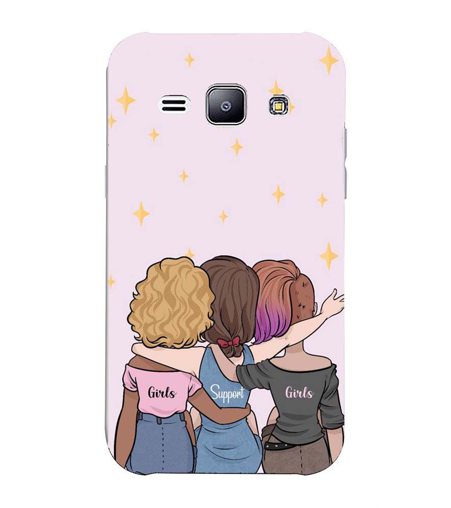 PS1313-Girls Support Girls Back Cover for Samsung Galaxy J2 (2015)