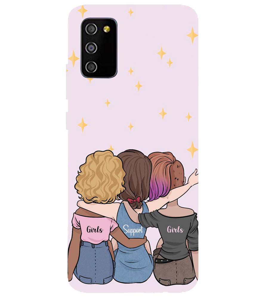 PS1313-Girls Support Girls Back Cover for Samsung Galaxy M02s