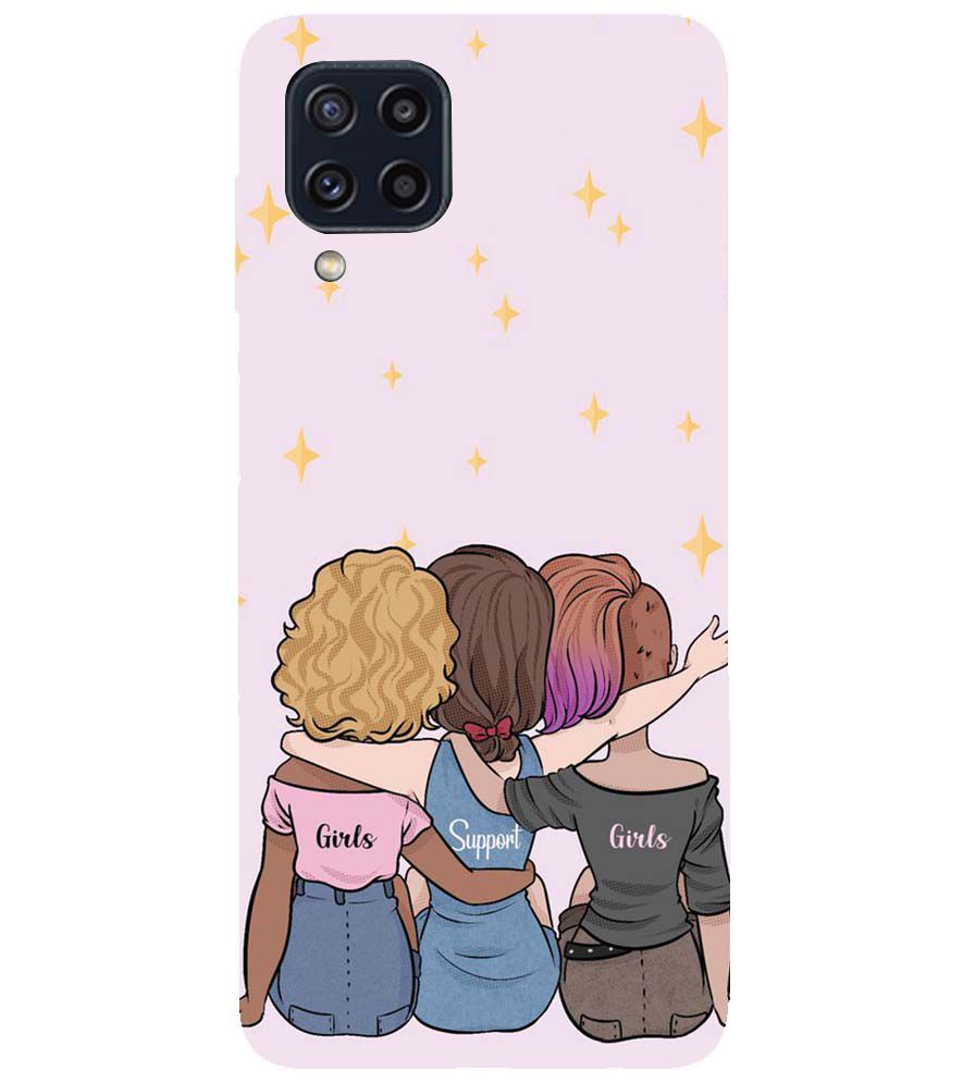 PS1313-Girls Support Girls Back Cover for Samsung Galaxy M32 Prime