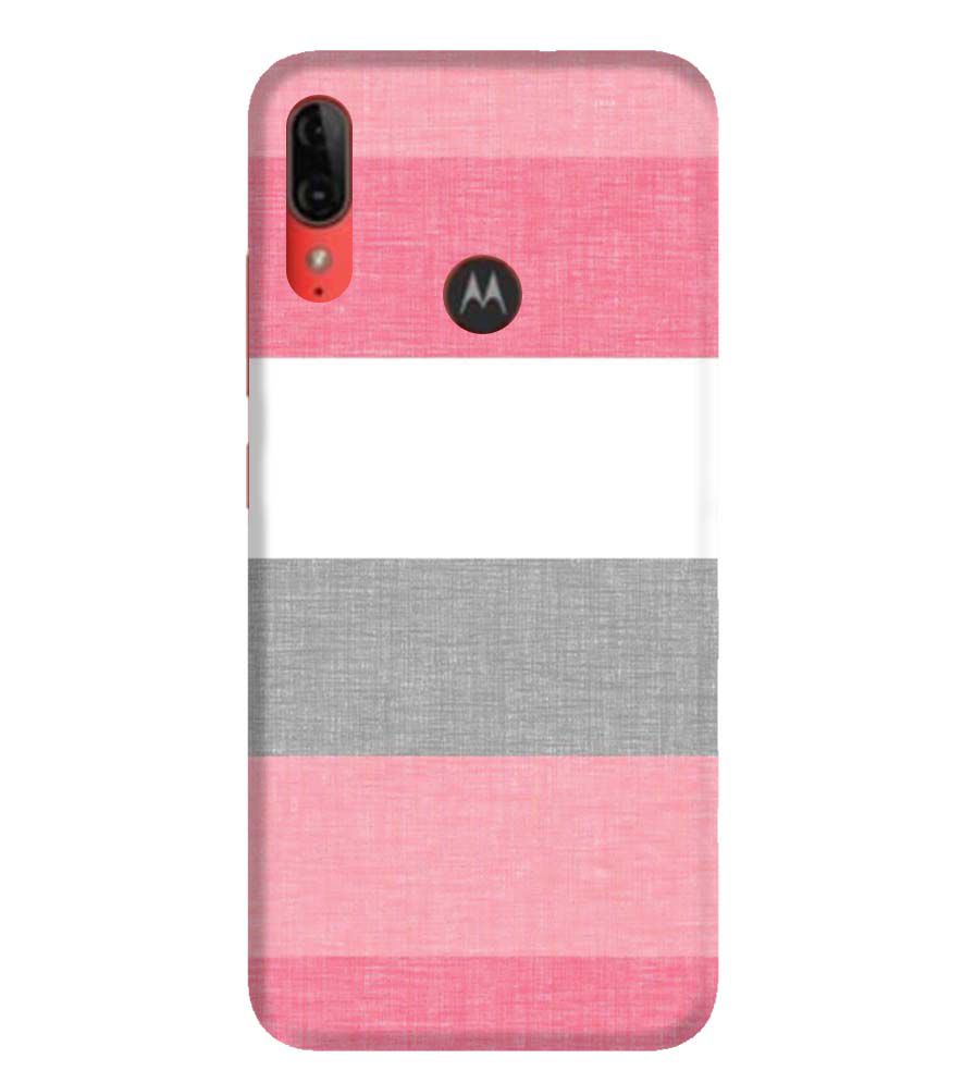 PS1314-Pinky Premium Pattern Back Cover for Motorola Moto E6s