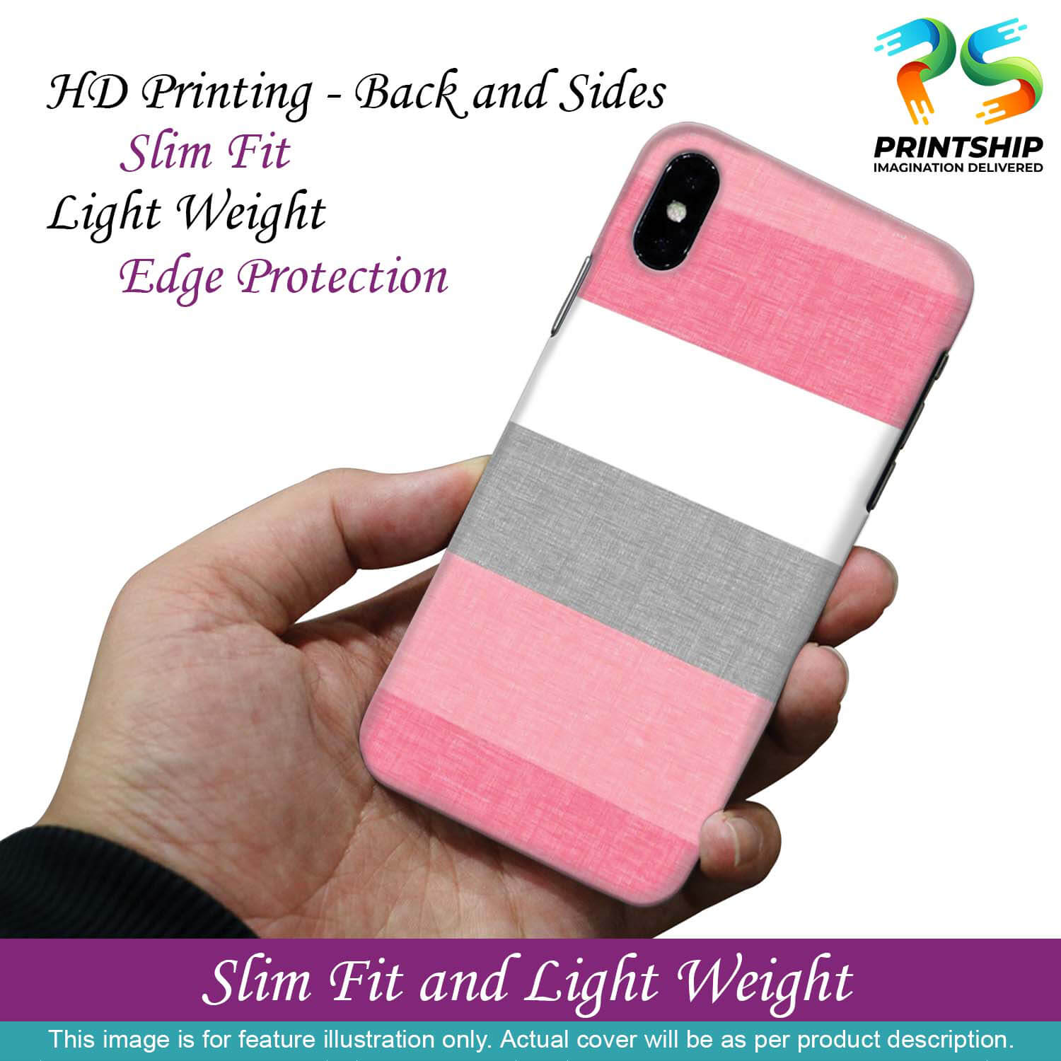 PS1314-Pinky Premium Pattern Back Cover for Oppo F5 Plus