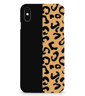 PS1315-Animal Black Pattern Back Cover for Apple iPhone X