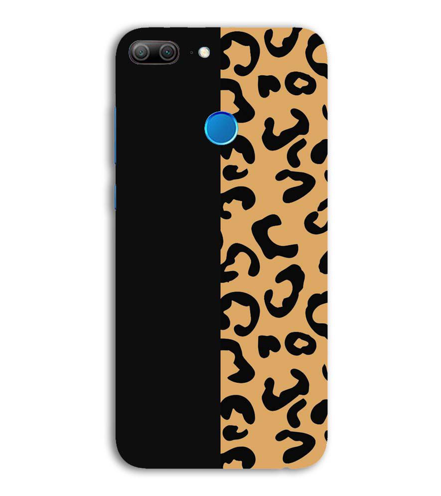 PS1315-Animal Black Pattern Back Cover for Huawei Honor 9 Lite