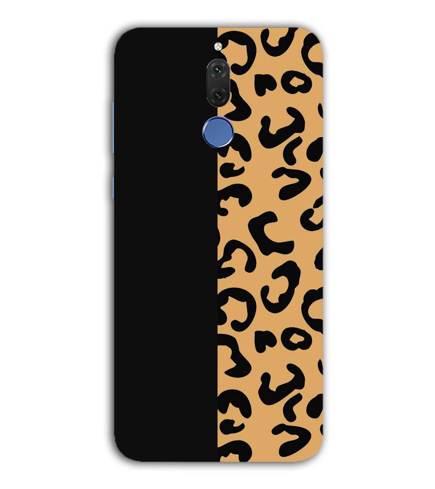 PS1315-Animal Black Pattern Back Cover for Huawei Honor 9i