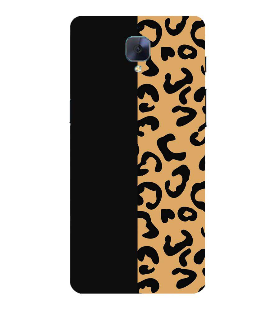 PS1315-Animal Black Pattern Back Cover for OnePlus 3 and OnePlus 3T