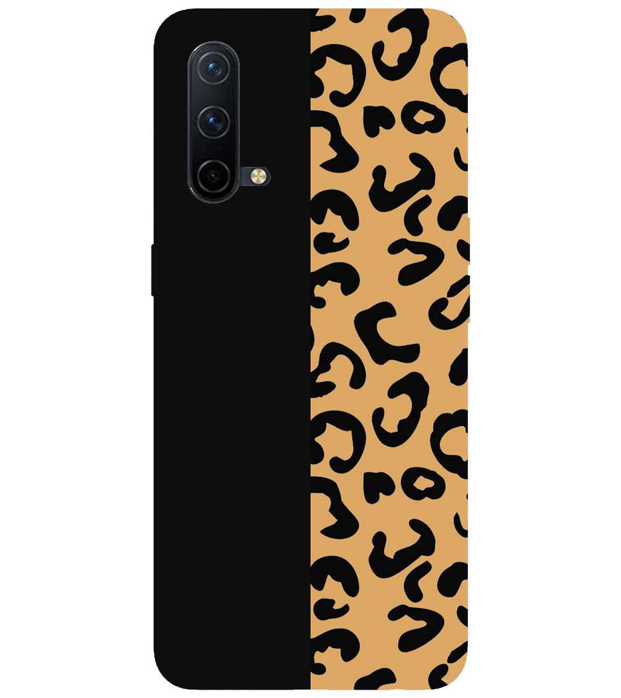 PS1315-Animal Black Pattern Back Cover for OnePlus Nord CE 5G