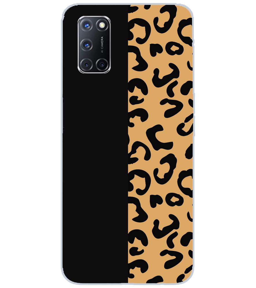 PS1315-Animal Black Pattern Back Cover for Oppo A72