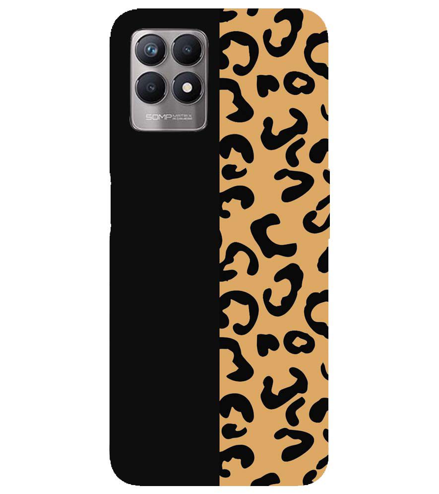 PS1315-Animal Black Pattern Back Cover for Realme Narzo 50
