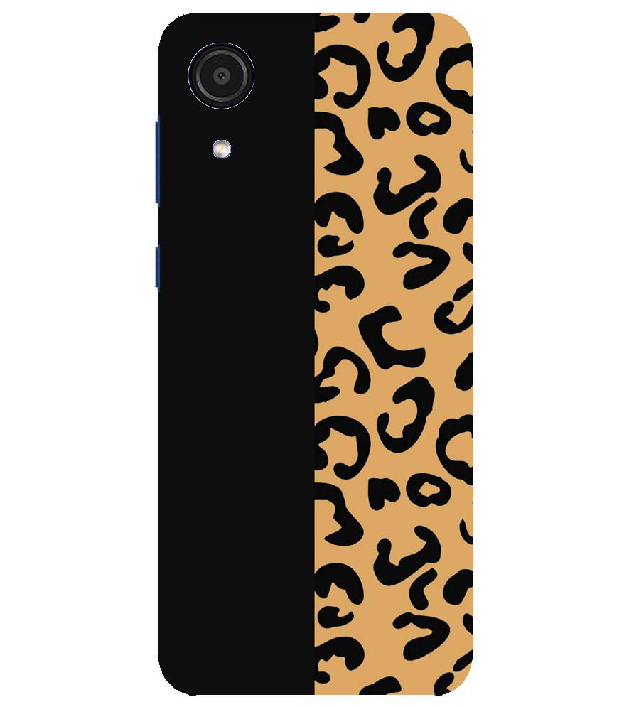 PS1315-Animal Black Pattern Back Cover for Samsung Galaxy A03 Core