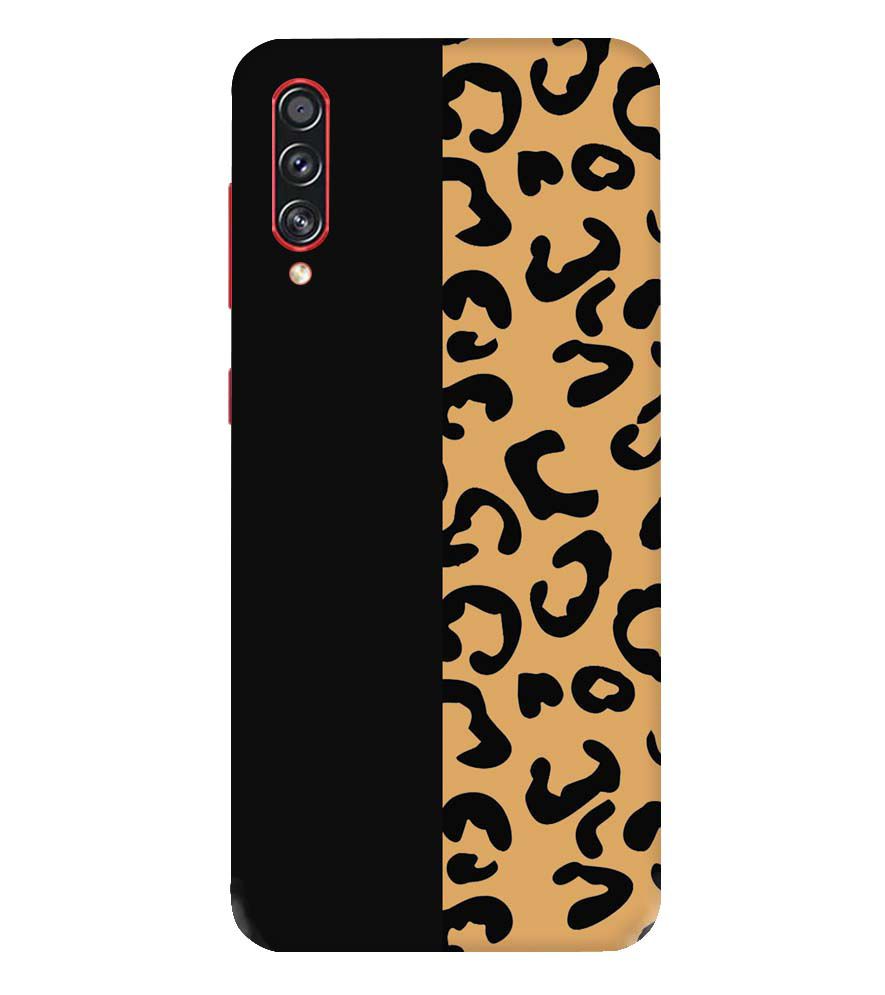 PS1315-Animal Black Pattern Back Cover for Samsung Galaxy A70s