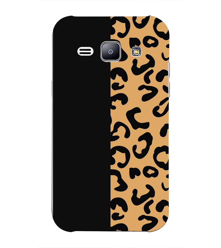 PS1315-Animal Black Pattern Back Cover for Samsung Galaxy J2 (2015)