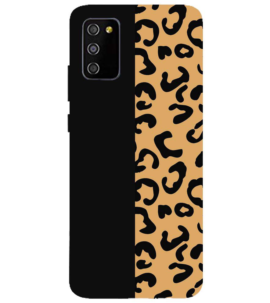 PS1315-Animal Black Pattern Back Cover for Samsung Galaxy M02s