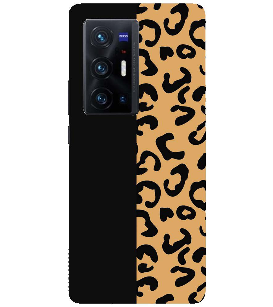 PS1315-Animal Black Pattern Back Cover for vivo X70 Pro