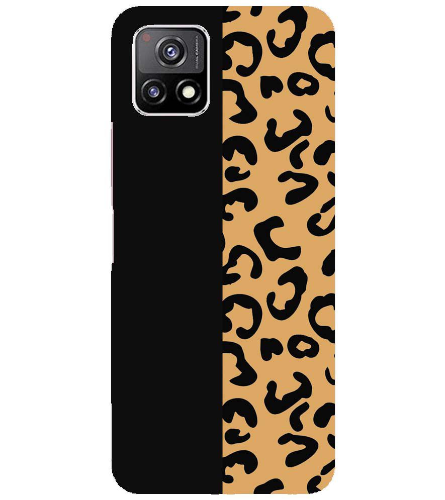 PS1315-Animal Black Pattern Back Cover for vivo Y52s