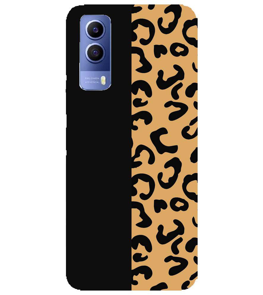 PS1315-Animal Black Pattern Back Cover for vivo Y53s