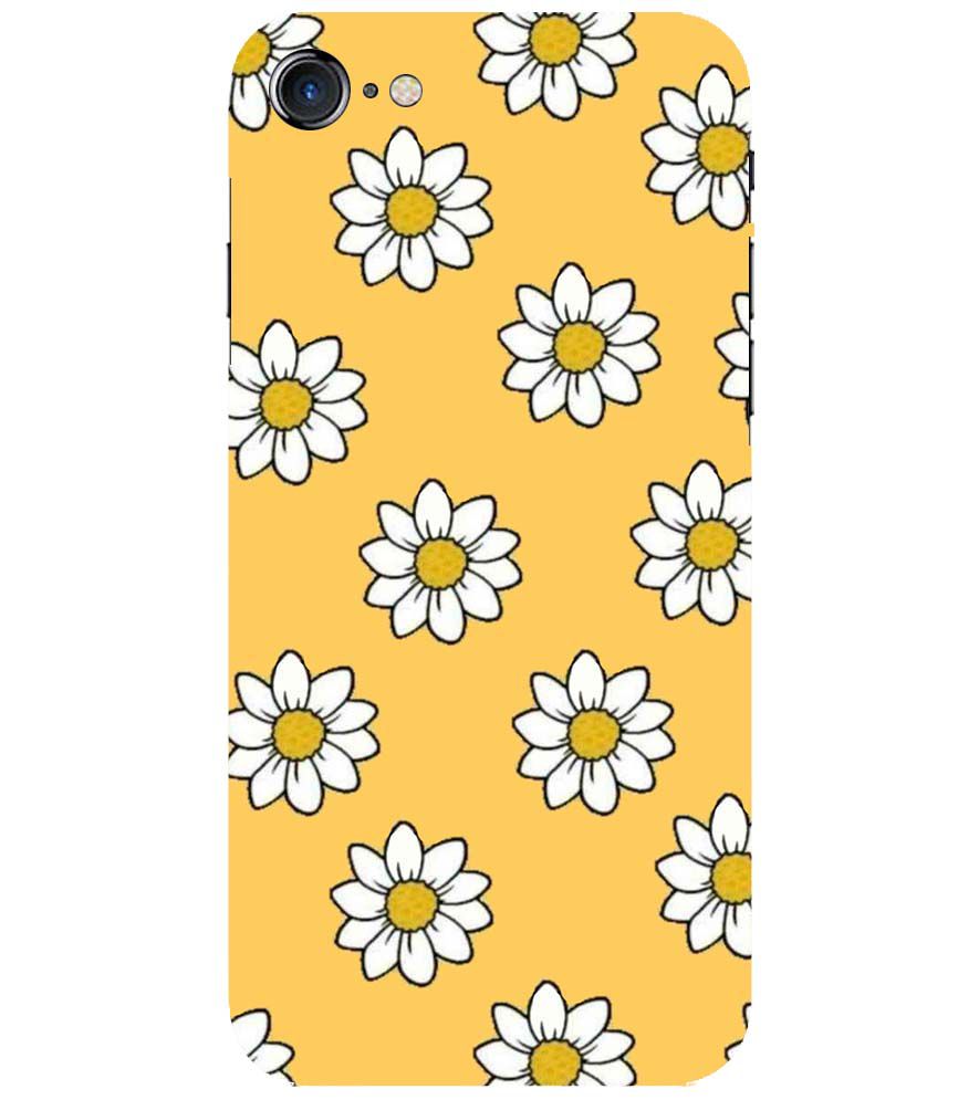 PS1316-White Sunflower Back Cover for Apple iPhone 7