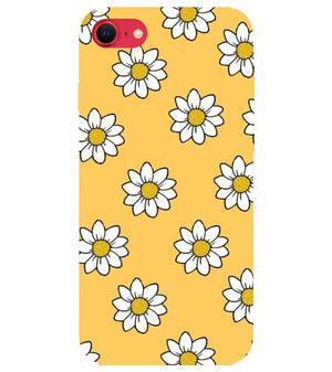 PS1316-White Sunflower Back Cover for Apple iPhone SE (2020)