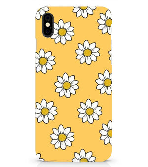 PS1316-White Sunflower Back Cover for Apple iPhone X