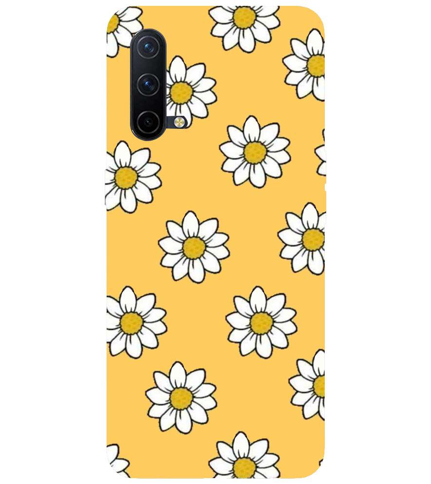 PS1316-White Sunflower Back Cover for OnePlus Nord CE 5G