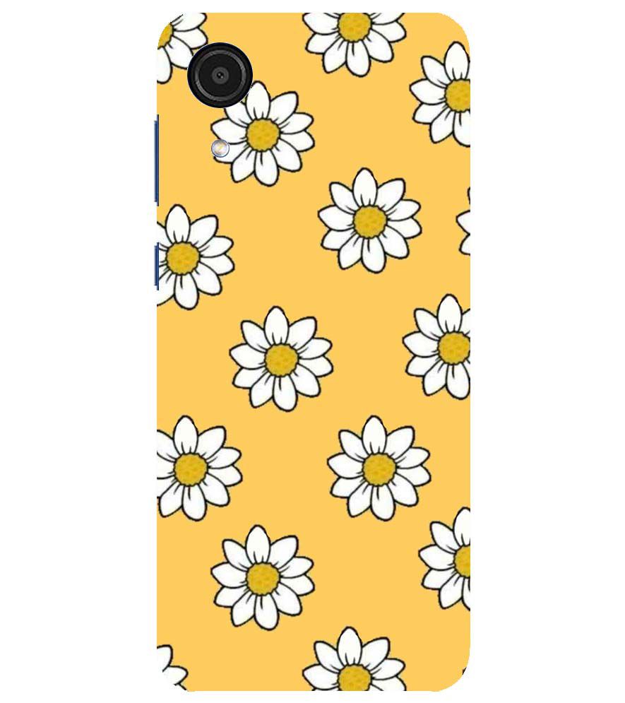 PS1316-White Sunflower Back Cover for Samsung Galaxy A03 Core