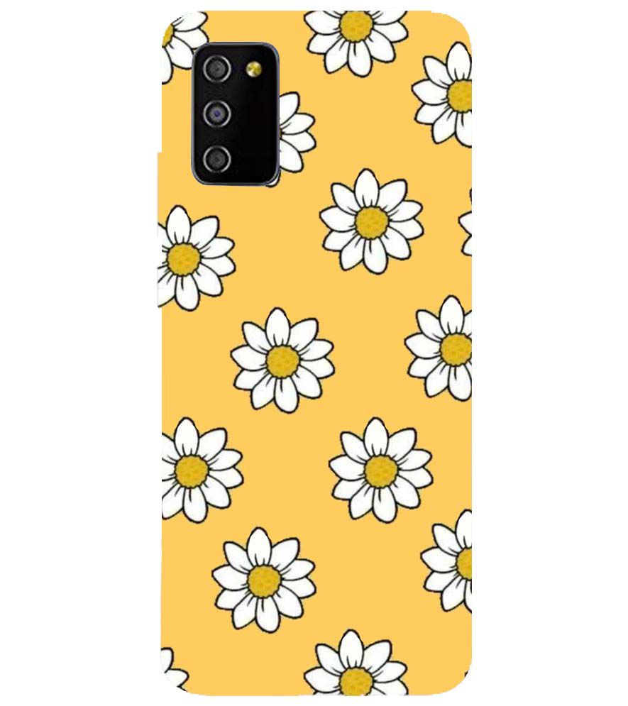 PS1316-White Sunflower Back Cover for Samsung Galaxy M02s
