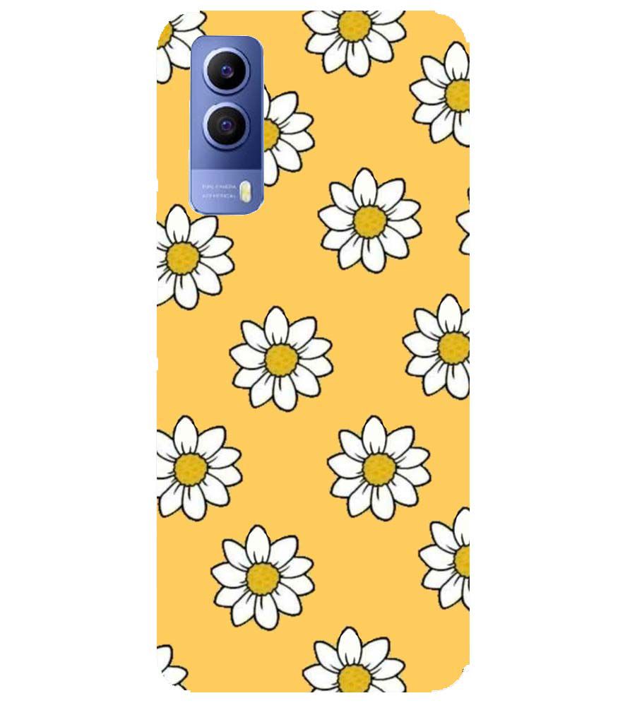 PS1316-White Sunflower Back Cover for vivo Y53s