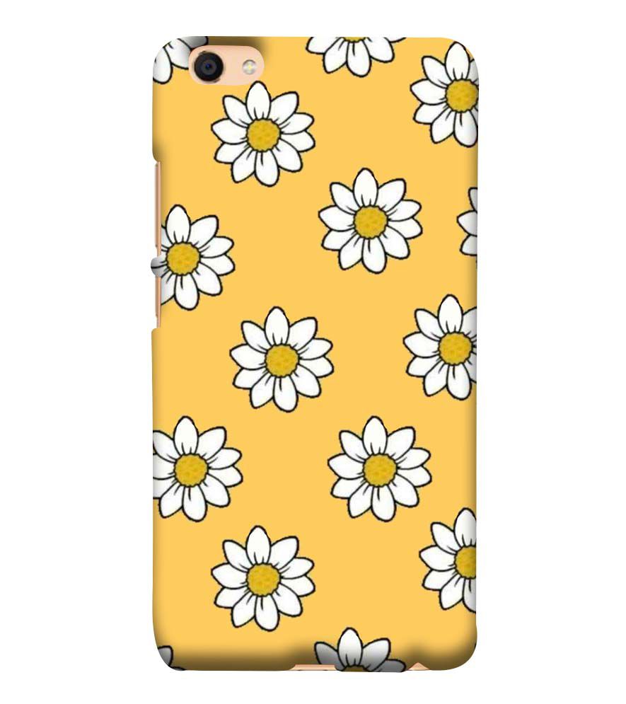 PS1316-White Sunflower Back Cover for vivo Y55s