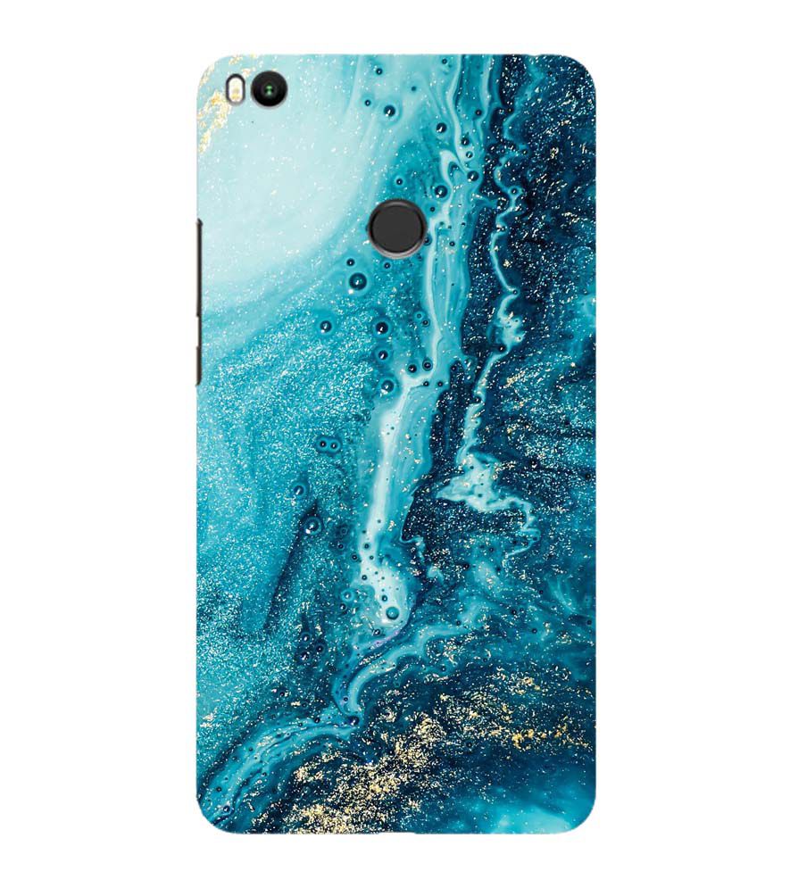 PS1317-Blue Marbles Back Cover for Xiaomi Mi Max 2