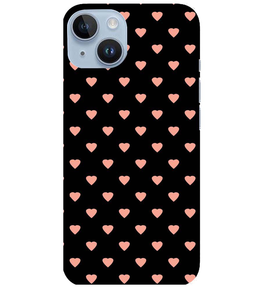 PS1318-Hearts All Over Back Cover for Apple iPhone 14