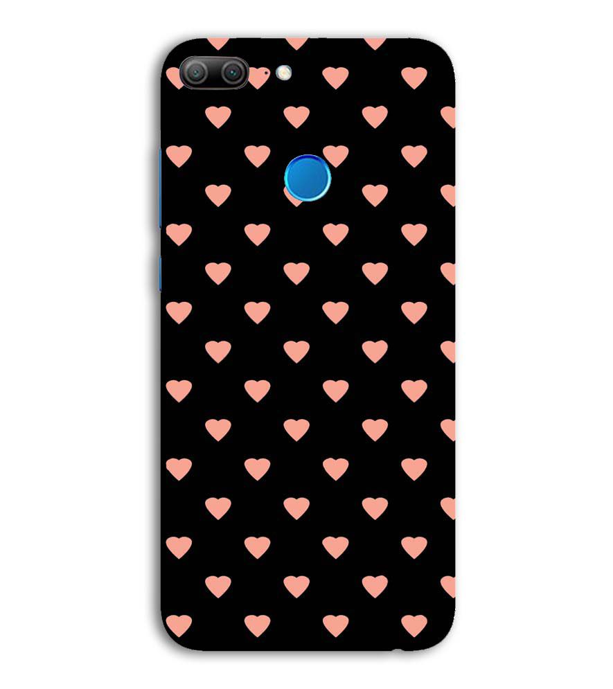 PS1318-Hearts All Over Back Cover for Huawei Honor 9 Lite