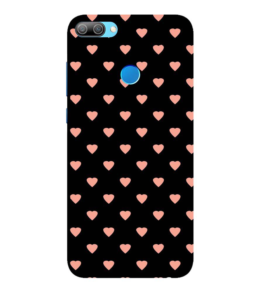 PS1318-Hearts All Over Back Cover for Huawei Honor 9N