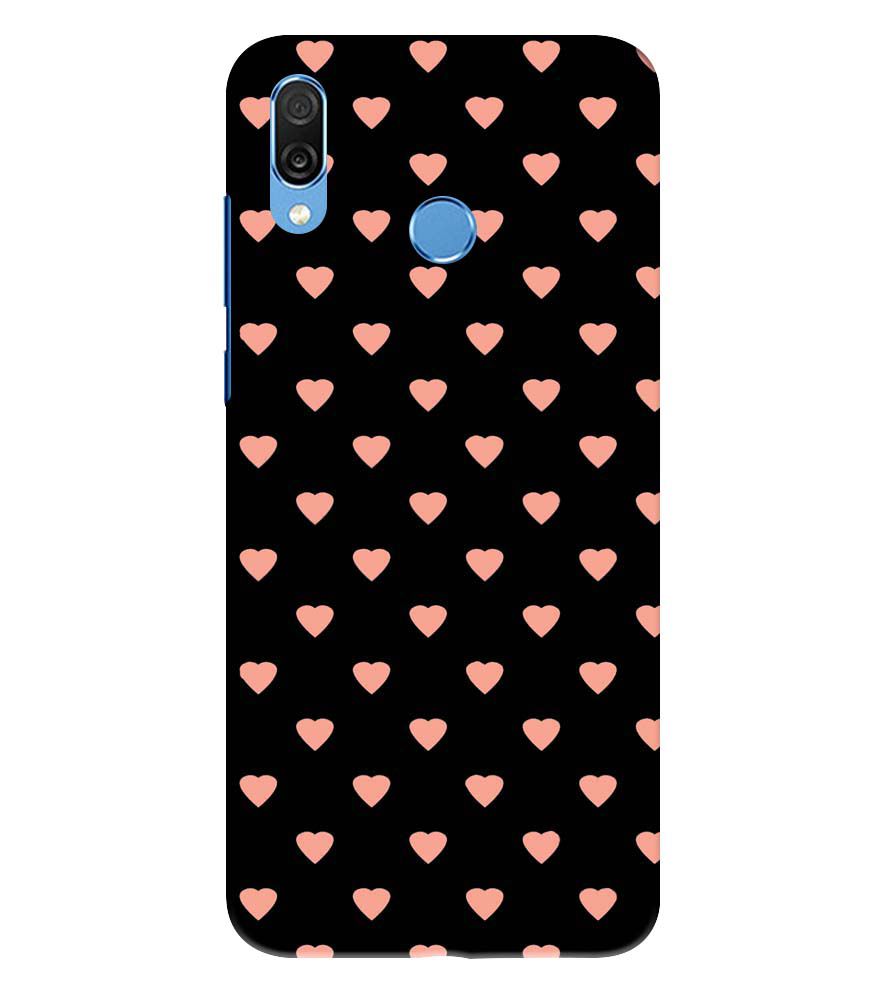PS1318-Hearts All Over Back Cover for Huawei Honor Play
