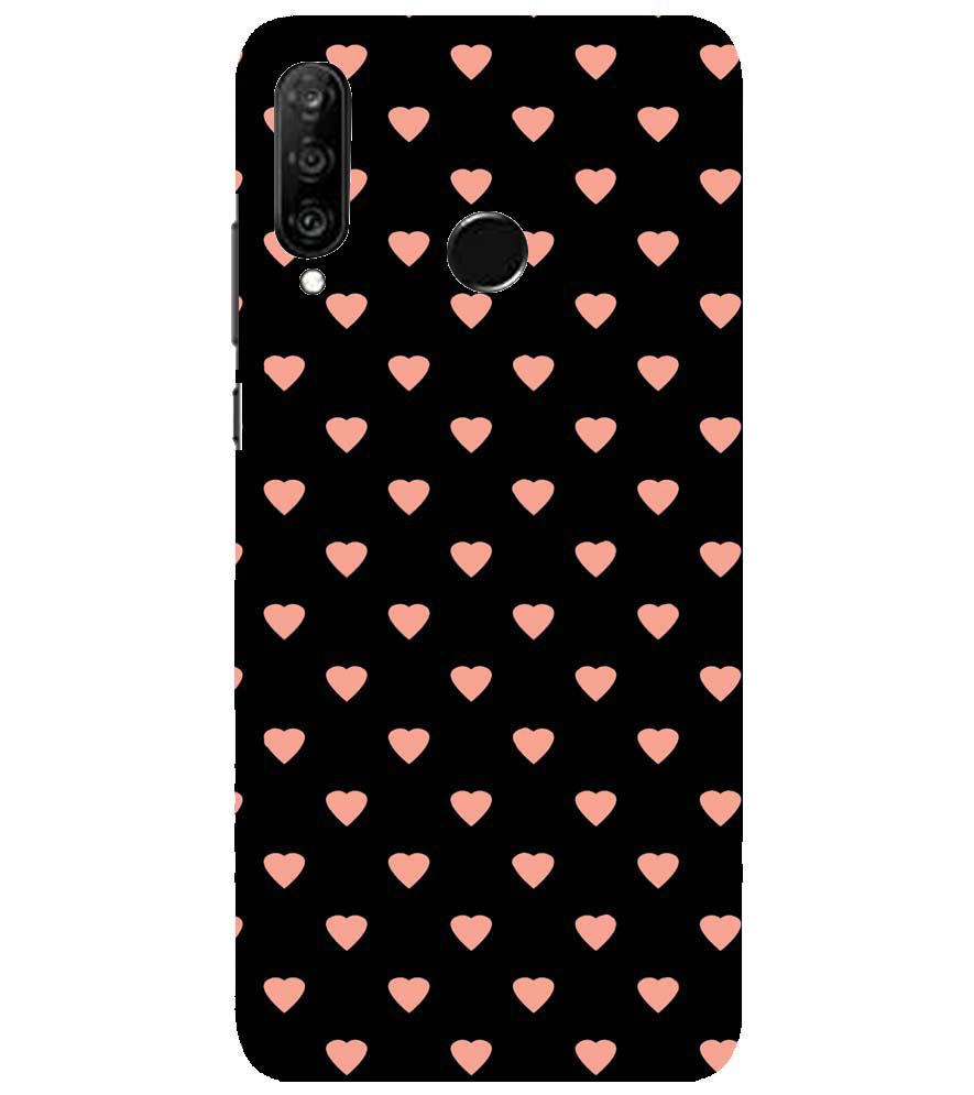 PS1318-Hearts All Over Back Cover for Huawei nova 4e