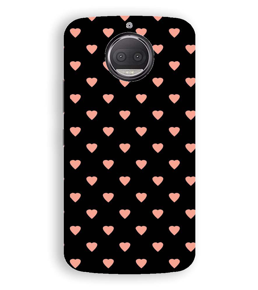 PS1318-Hearts All Over Back Cover for Motorola Moto G5S Plus