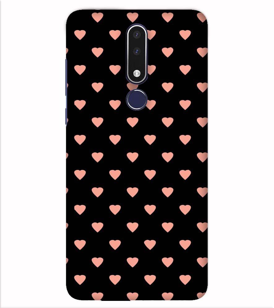PS1318-Hearts All Over Back Cover for Nokia 7.1