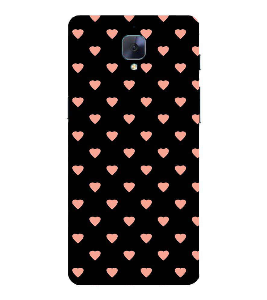 PS1318-Hearts All Over Back Cover for OnePlus 3 and OnePlus 3T
