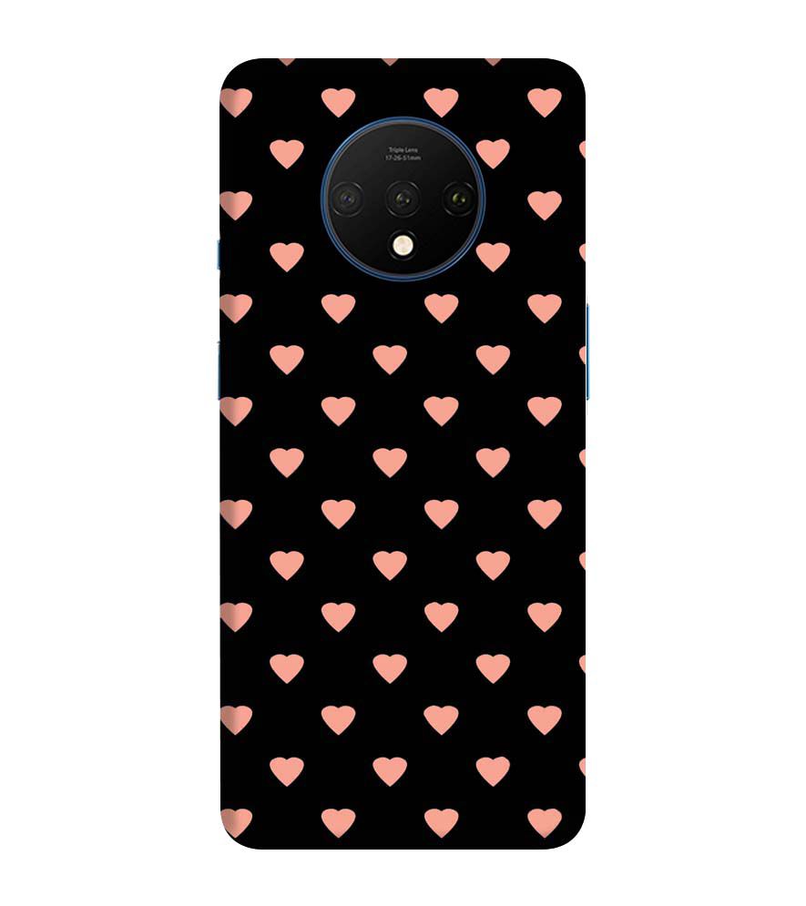 PS1318-Hearts All Over Back Cover for OnePlus 7T