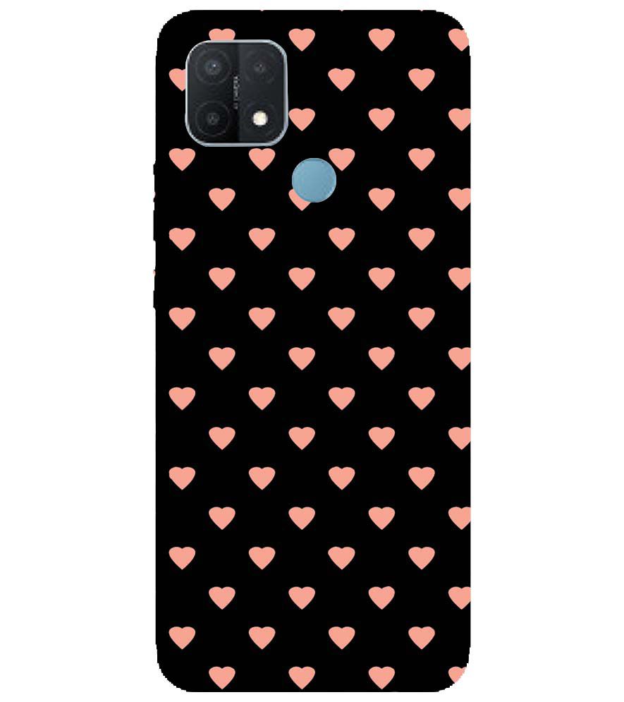 PS1318-Hearts All Over Back Cover for Oppo A15 and Oppo A15s
