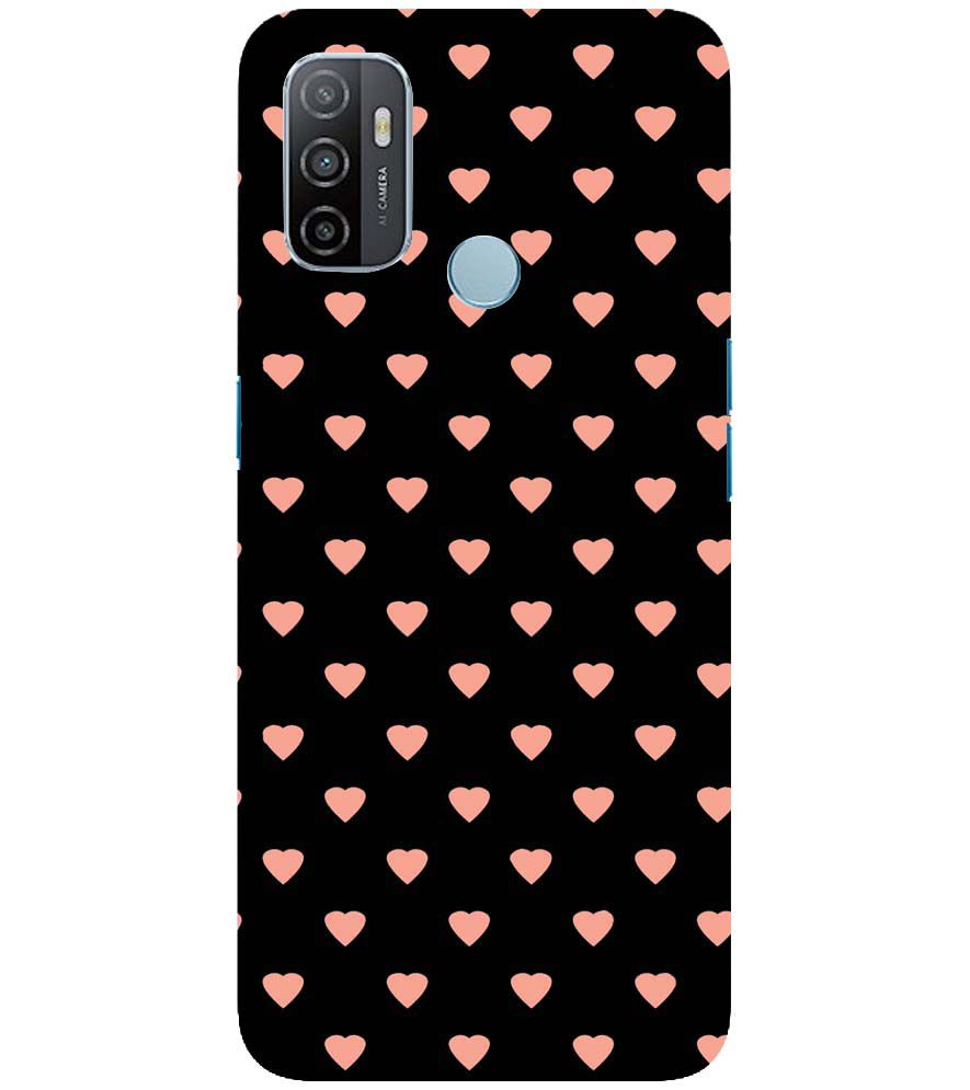 PS1318-Hearts All Over Back Cover for Oppo A33